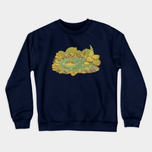 Cute frog pond Crewneck Sweatshirt